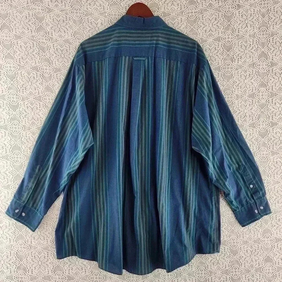 Vintage McGregor Classics Striped Button Down Long Sleeve Men's Shirt 3XL - Picture 4 of 8